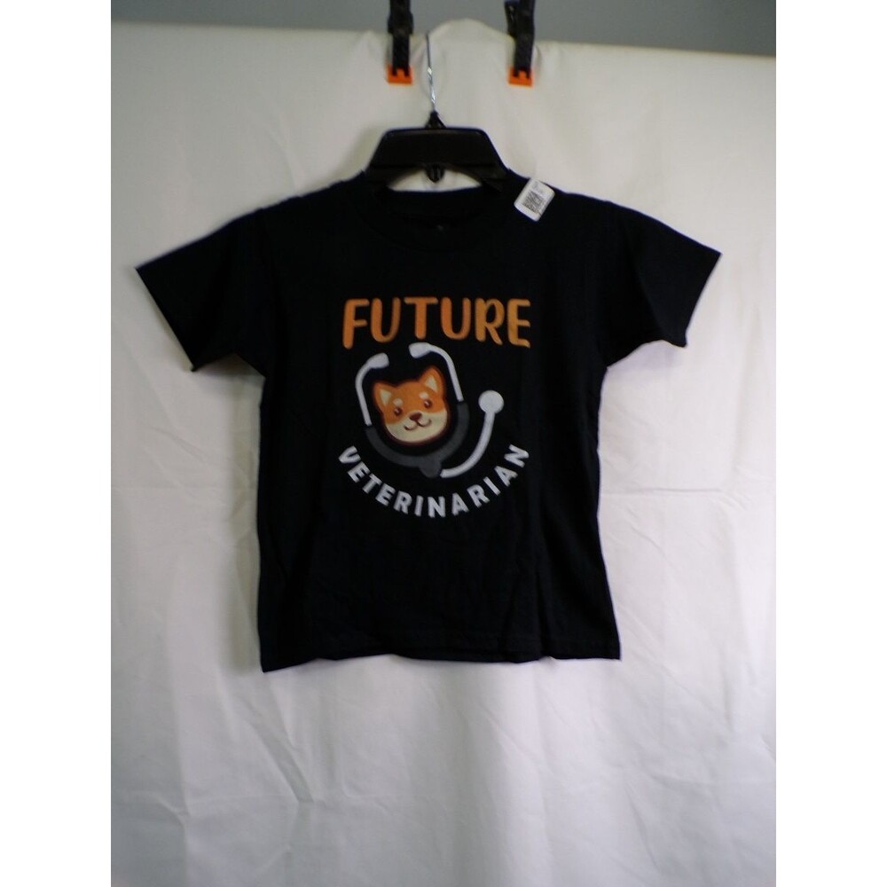 Gildan Baby Toddler T-Shirt Future Veterinarian Graphic Youth XS Black